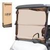 10L0L Golf Cart Folding Tinted Winshield for EZGO RXV 2008-up, Fold Down Upgrade Thickened Polycarbonate (PC) High Strength Impact Resistance view 1