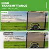 10L0L Golf Cart Folding Tinted Winshield for EZGO RXV 2008-up, Fold Down Upgrade Thickened Polycarbonate (PC) High Strength Impact Resistance view 2
