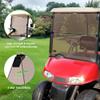 10L0L Golf Cart Folding Tinted Winshield for EZGO RXV 2008-up, Fold Down Upgrade Thickened Polycarbonate (PC) High Strength Impact Resistance view 3