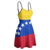 Venezuela Flag Sling Dress Fashion Swing Mini Sundress Tank T Shirt Dresses for Women M view 4