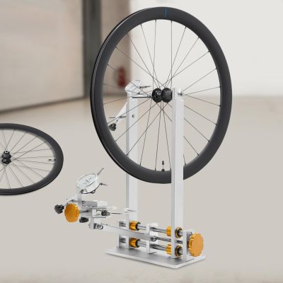 AKaSping LuuChain Wheel Tuning Repair Tool Kit for 10" - 29" Wheels Bicycle Wheel Truing Stand Bike Wheel Repair Truing Bearing Stand Platform Mechanic Repairing Rack Wheel Maintenance Tool