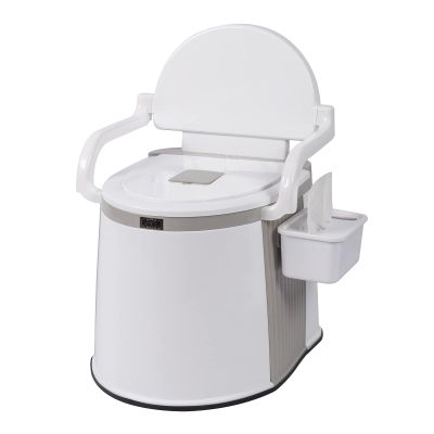 Portable Travel Toilet Portable Camping Toilet Kids Adults Campers Bucket Travel Toilet Seat with Removable Cellphone and Toilet Paper Holder for Camping, Hiking, Home, RV and Trip (Ship from USA)