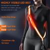 Todoxi LED Belt Reflective Sash for Walking at Night, High Visibility Adjustable Night Running Safety Gear Rechargeable LED Light Up Running Belt Reflective Gear for Runners Walkers Men Women view 2