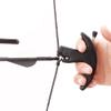 LIZHOUMIL Thumb Bow Release, 3 Finger Thumb Trigger Caliper Grip Compound Bow Release Aid, Recurve Bow Releaser Aid Tool, Replaceable Bow Release Trigger Caliper Grip Black view 1