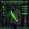 Todoxi LED Belt Reflective Sash for Walking at Night, High Visibility Adjustable Night Running Safety Gear Rechargeable LED Light Up Running Belt Reflective Gear for Runners Walkers Men Women view 4