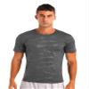 Kaerm Men's Rash Guard UPF50+ UV Protection Stretchy Summer Swimming Tops Active Sport Casual Athletic T-Shirt Dark Gray A Medium view 1
