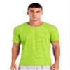 Kaerm Men's Rash Guard UPF50+ UV Protection Stretchy Summer Swimming Tops Active Sport Casual Athletic T-Shirt Fluorescent Green A Large view 1