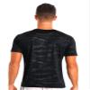 Kaerm Men's Rash Guard UPF50+ UV Protection Stretchy Summer Swimming Tops Active Sport Casual Athletic T-Shirt Black A Medium view 2