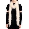 iHUFeather Marabou Feather Boa Natural Turkey Feathers 2 Yard 22g for DIY Crafts Wedding Party Women Costume Christmas Decoration, Champagne view 1