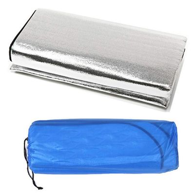 FOMIYES 200x200cm Sleeping Mattress Pad Waterproof Mat Aluminum Foil for Camping Picnic Kneeler Tent