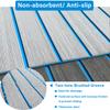 HZCHIONE Boat Flooring 94x16 EVA Foam Boat Decking Faux Teak Marine Carpet Boat Floor Non-Slip Self-Adhesive Foam Boat Floor Mat Rolls Sheet for Motorboat RV Yacht Kayak Deck Helm Pad view 2