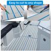 HZCHIONE Boat Flooring 94x16 EVA Foam Boat Decking Faux Teak Marine Carpet Boat Floor Non-Slip Self-Adhesive Foam Boat Floor Mat Rolls Sheet for Motorboat RV Yacht Kayak Deck Helm Pad view 4