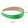 SIQUK 12 Pieces Satin Headbands 1 Inch Non-slip Headband Colorful DIY Hair Headbands Plain Satin Headband for Women, 12 Colors view 2