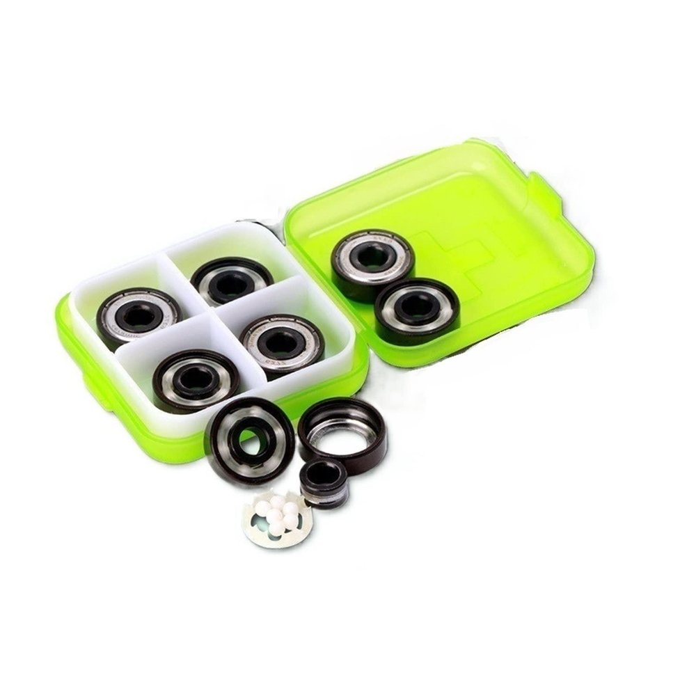 627z Quad Skates Artistic Skate Bearing Zro2 Or Si3N4 7x22x7mm Hybrid Ceramic Ball Bearing 627 DINGGUANGHE(8pcs ZrO2 Hybrid 627)