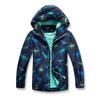 BINPAW Boys Girls Rain Jacket Hoods Waterproof Raincoats Kids Light Weight Windbreakers, Dinosaur1, 10-12 Years = Tag 150 view 1