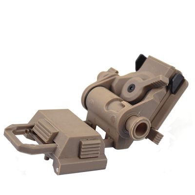 HWZ Lightweight ABS Plastic L4G24 NVG Mount for PVS15 PVS18 GPNVG-18 for Night Vision Goggles (Dark Earth)