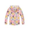 BINPAW Boys Girls Rain Jacket Hoods Waterproof Raincoats Kids Light Weight Windbreakers, Pink Doughnut, 8-9 Years = Tag 140 view 2