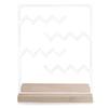 EWART WOODS Jewelry organizer stand necklace holder display bracelet, ring, watch earring rack jewelry tree jewlery tray (White) view 1