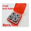 KOVNOVI 627RS Zro2 5 Balls Bearings 7x7x22mm Upgrade Ceramic Quad Skates Ball Bearing for Artistic Roller Quad Hockey Skate 627 DINGGUANGHE (Color : 8 pcs 5 Balls Zro2) view 3