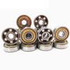627 Ceramic Hybrid Quad Skates Bearing with 6 Ceramic Beads Artistic Skate Roller Hockey Skates Bearing 627 DINGGUANGHE view 2