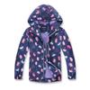 BINPAW Boys Girls Rain Jacket Hoods Waterproof Raincoats Kids Light Weight Windbreakers, Purple Umbrella, 10-12 Years = Tag 150 view 1