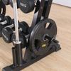 Home Gym Storage Rack, Multifunctional Adjustable Dumbbell Rack 3 Tier, Weight Rack for Dumbbells Kettlebells Weight Bar and Plates Fitness Equipment view 4