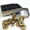 KOVNOVI 16pcs 608zz Gold Bearing Skateboard Bearing 8mm Tatinium Inline Skates Bearings 608z Scooter Artistic Skates Bearings DINGGUANGHE (Color : 16pcs 608zz Gold) view 4