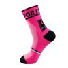 niuwa Casual Socks Men Sports Short Socks Sweat-absorbing Compression Socks for Cycling Running (Red, One Size) view 2