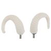 Lurrose Sheep Horns Hair Clip, A Pair Devil Horn Hair Pin Halloween Cosplay Costume Hair Barrettes Photography Props (White) view 1
