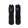 Casual Socks Women's Cartoon Animal Coral Fleece Socks Home Floor Socks Winter Warm Socks (Black, One Size) view 1