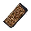 Giinly Leopard Print Glasses Case Eyeglass Sunglass Case Soft Pouch Slim Portable Eyeglasses Sleeve view 2