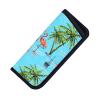 Giinly Flamingo Beach Palm Glasses Case Eyeglass Sunglass Case Soft Pouch Slim Portable Eyeglasses Sleeve view 2