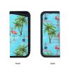 Giinly Flamingo Beach Palm Glasses Case Eyeglass Sunglass Case Soft Pouch Slim Portable Eyeglasses Sleeve view 3