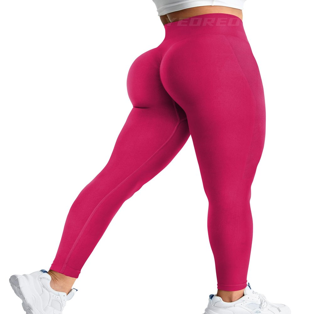 YEOREO Amplify Leggings for Women Seamless Scrunch Leggings Butt Lifting Gym High Waisted Athletic Leggings
