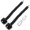 EnriQ Tricep Rope Pull Down,Heavy Duty Triceps Kit Easy to Grip & Non Slip Cable Attachment Ideal for Home Gym Face Pulls Tricep Push Down Rope System (A.2 Pack Single Grip) view 1