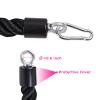 EnriQ Tricep Rope Pull Down,Heavy Duty Triceps Kit Easy to Grip & Non Slip Cable Attachment Ideal for Home Gym Face Pulls Tricep Push Down Rope System (A.2 Pack Single Grip) view 2