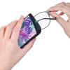 Giinly Tropical Leaves Neon Glasses Case Eyeglass Sunglass Case Soft Pouch Slim Portable Eyeglasses Sleeve view 4