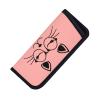 Giinly Cute Cat Face Glasses Case Eyeglass Sunglass Case Soft Pouch Slim Portable Eyeglasses Sleeve view 2