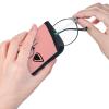 Giinly Cute Cat Face Glasses Case Eyeglass Sunglass Case Soft Pouch Slim Portable Eyeglasses Sleeve view 4