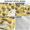 Boccsty Construction Truck Tractor Boys Swim Trunks Summer Toddler Beach Board Shorts Kids Swimsuit Swimwear 3T view 3