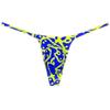 Botmois Men's G-Strings Bikini Underwear Slim Pouch Swim Thong Minimal Coverage Posing Tangas Irregular line XL view 1