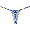Botmois Men's G-Strings Bikini Underwear Slim Pouch Swim Thong Minimal Coverage Posing Tangas Irregular line XL view 3