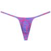 Botmois Men's G-Strings Bikini Underwear Slim Pouch Swim Thong Minimal Coverage Posing Tangas Pink Zebra XL view 1
