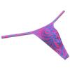 Botmois Men's G-Strings Bikini Underwear Slim Pouch Swim Thong Minimal Coverage Posing Tangas Pink Zebra XL view 2