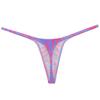 Botmois Men's G-Strings Bikini Underwear Slim Pouch Swim Thong Minimal Coverage Posing Tangas Pink Zebra XL view 3