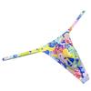 Botmois Men's G-Strings Bikini Underwear Slim Pouch Swim Thong Minimal Coverage Posing Tangas Coral L view 2