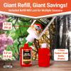 15x More, Ultra Visible Wind Checker Powder Scentless, Draft Indicator Hunting Dust. Compact 3" Breeze Direction Detector, Smoke Puffer Bottle, and Bulk Refill. Big Game Downwind Bundle Gear view 4