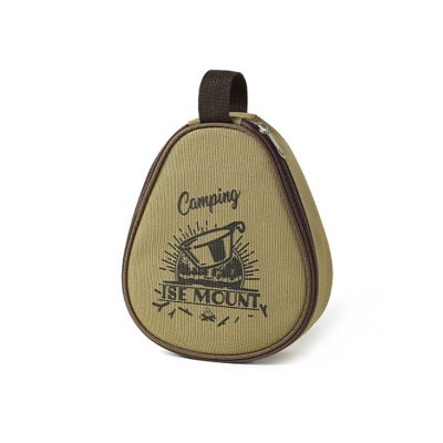 AOKID Cutlery Storage Bag Abrasion-resistant Sierra Bowl Bag Hand-carry Camping Gear Khaki