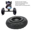mountain skateboard wheels, durable rubber construction off-road skateboard wheels 8 inch diameter for stability for adventure enthusiasts off-road trails park cruising view 4