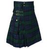 Black Classic Vintage Kilt Men's Traditional Scottish Pleated Skirts Gothic Cargo Kendo Uniform Outdoor Tactical Kilt view 1